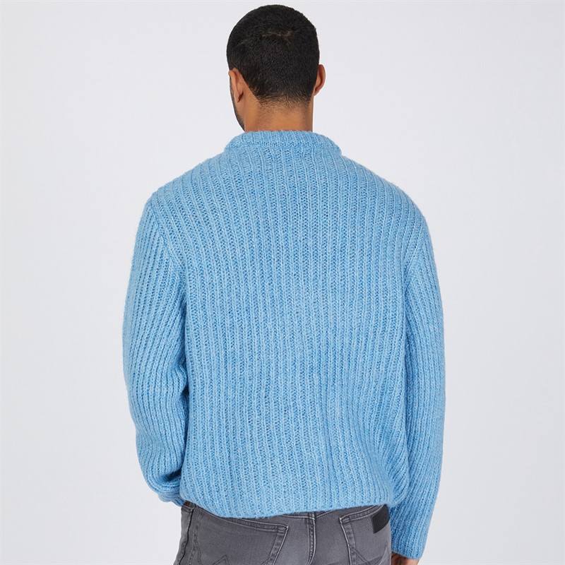 JACK & JONES Mens Winter Crew Neck Jumper Mountain Spring