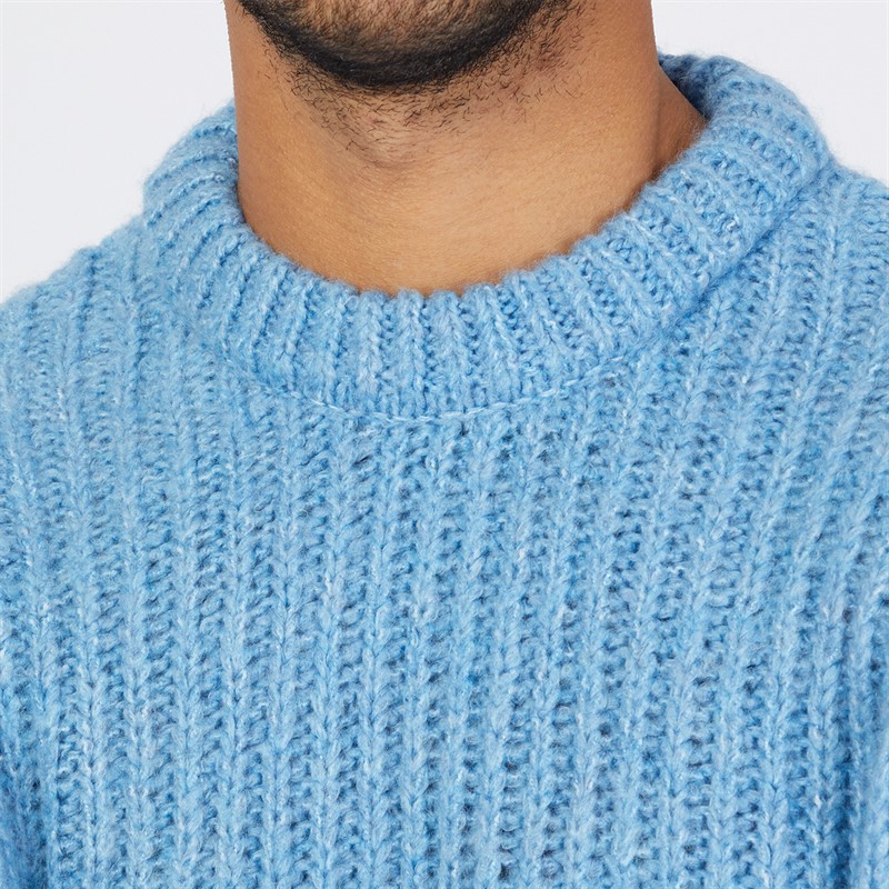 JACK & JONES Mens Winter Crew Neck Jumper Mountain Spring