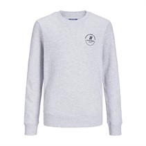 JACK AND JONES Drenge Mini Swift Crew Neck Trøje Hvid Melange