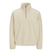 JACK AND JONES Mens Winter Waffle Fleece Antique White