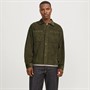 JACK & JONES Mens Winter Waffle Cord Shirt Sea Turtle
