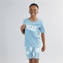 JACK & JONES Drenge Blomster T-shirt Og Shorts Sæt Bjerg Forår