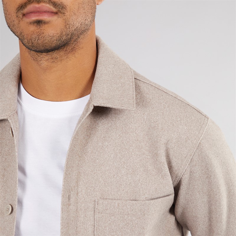 JACK & JONES Herren Baxter Übershirt Ecru