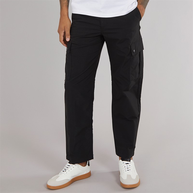 JACK & JONES Pantalons Cargo Karl Kurtis Snap Homme Noir - Taille 36x32