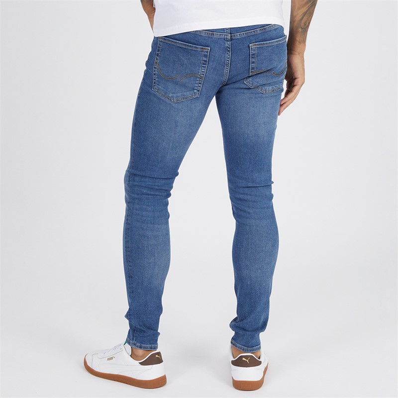 JACK & JONES Mens Liam Original SQ 327 Jeans Blue Denim