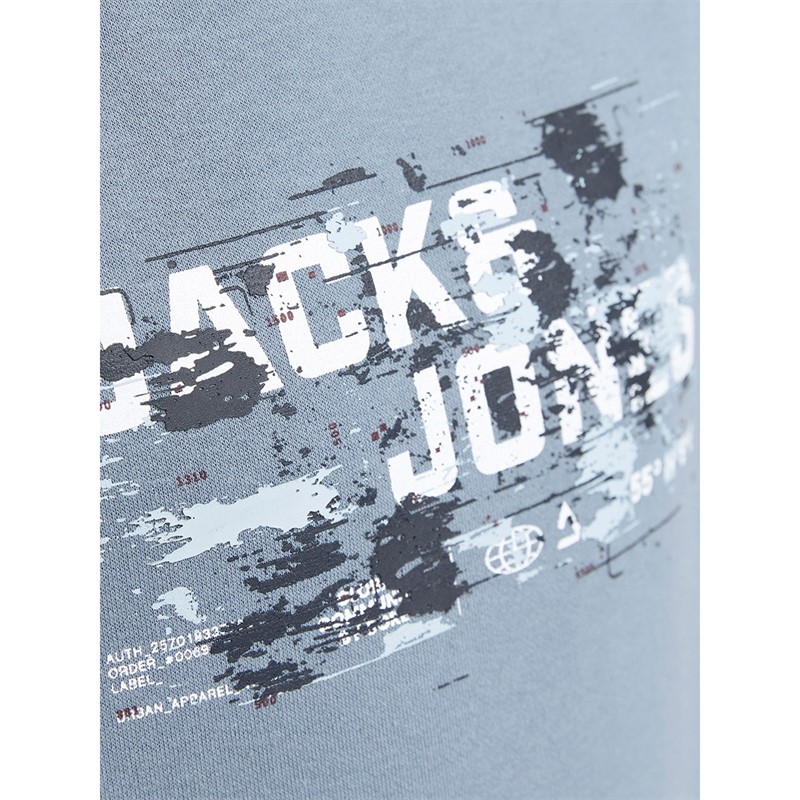 JACK & JONES Hættetrøje med logo til Drenge Udendørs Flint Stone