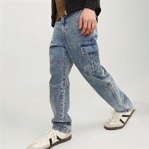 JACK AND JONES Pantalon cargo en jean Bleu Garçon Chris Wade