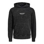 JACK & JONES Sweat à Capuche Vesterbro Wash Noir Garçon
