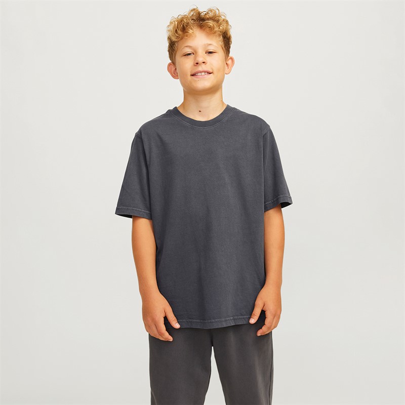 JACK AND JONES T-Shirts Charge Garçon Gris