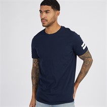 JACK AND JONES Mens Boro T-Shirt Navy Blazer