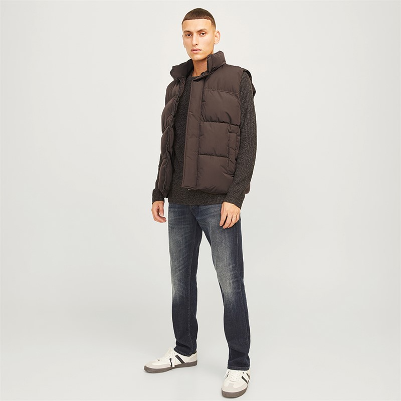 JACK AND JONES Mens Bradley Bodywarmer Mulch