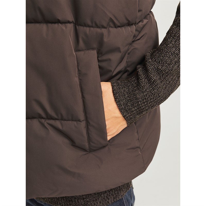 JACK AND JONES Mens Bradley Bodywarmer Mulch