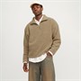 JACK & JONES Mens Roxbury Teddy Sweatshirt Cornstalk