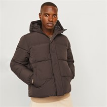JACK AND JONES Mens Bradley Puffer Jacket Mulch