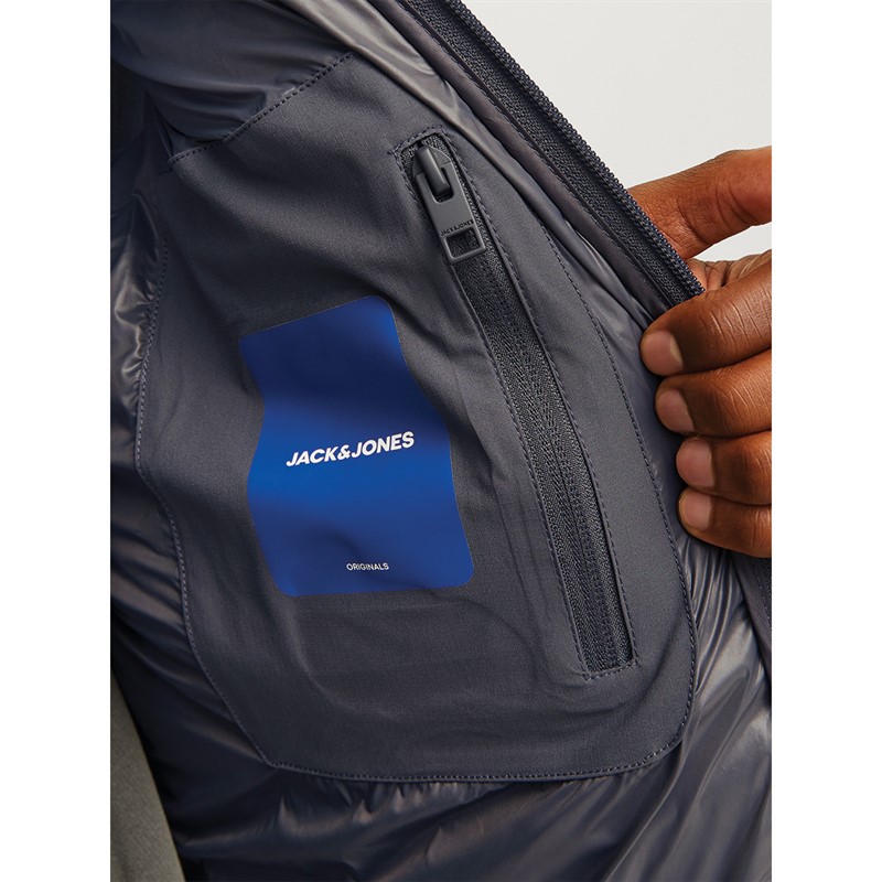 JACK & JONES Mens Vesterbro Bodywarmer Iron Gate