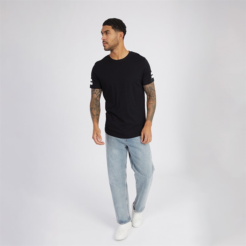 JACK & JONES Mens Boro T-Shirt Black