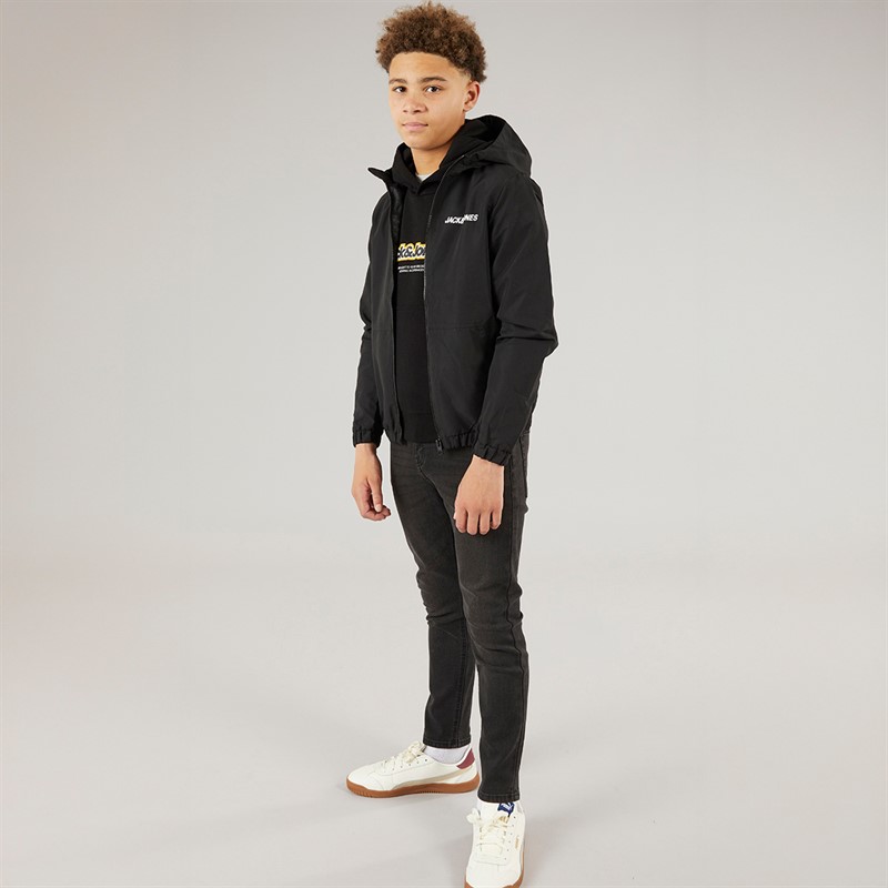 JACK & JONES Junge Mash Bomber Jacke Schwarz
