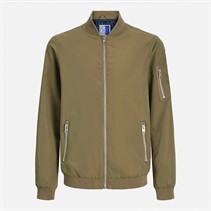 JACK AND JONES Bomberjakke til Drenge Mørkegrøn