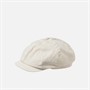 JACK & JONES Mens Linen Sixpence Cap Light Gray
