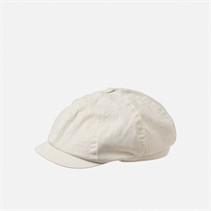 JACK AND JONES Mens Linen Sixpence Cap Light Gray