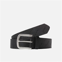 JACK AND JONES Mens Harry Embossed Belt Black