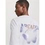JACK & JONES Mens Charge Graphic T-Shirt White