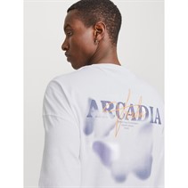 JACK AND JONES Mens Charge Graphic T-Shirt White