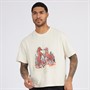JACK & JONES Mens Austin Rodeo T-Shirt Ecru
