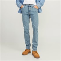 JACK & JONES Mens Clark Evan 495 Regular Fit Jeans Blue Denim