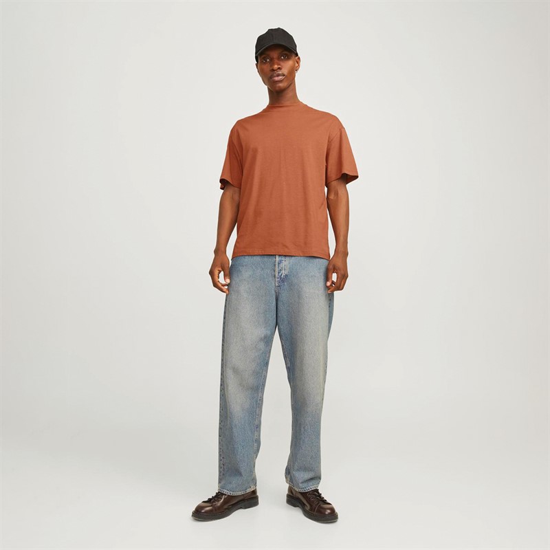 JACK & JONES Mens Bradley T-Shirt Mocha Bisque