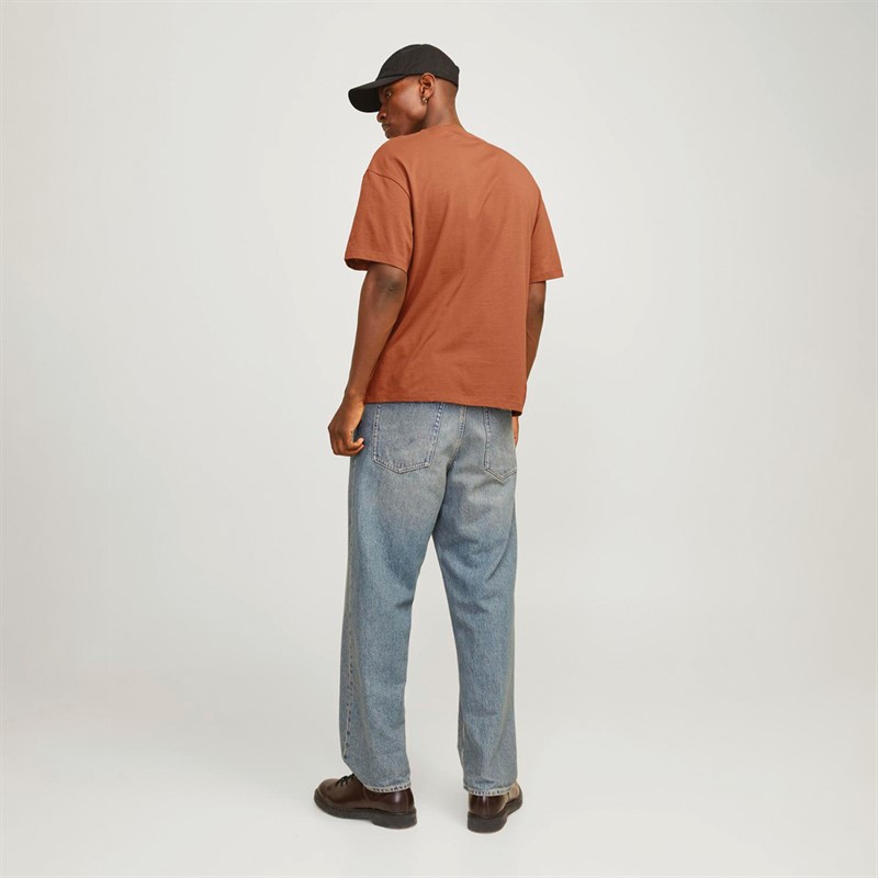 JACK & JONES Mens Bradley T-Shirt Mocha Bisque