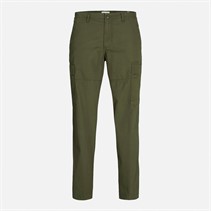 JACK & JONES Mens Bill Knockout Cargo Pants Olive Night