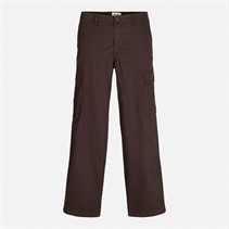 JACK AND JONES Mens Bill Knockout Cargo Pants Seal Brown