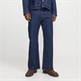 JACK & JONES Mens Toby Cooper AM 668 High Rise Flared Jeans Blue Denim
