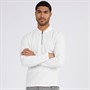 JACK & JONES Mens Blutyrell Long Sleeve Henley Zip Polo Cloud Dancer