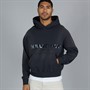 JACK & JONES Mens Reflex Washed Hoodie Black