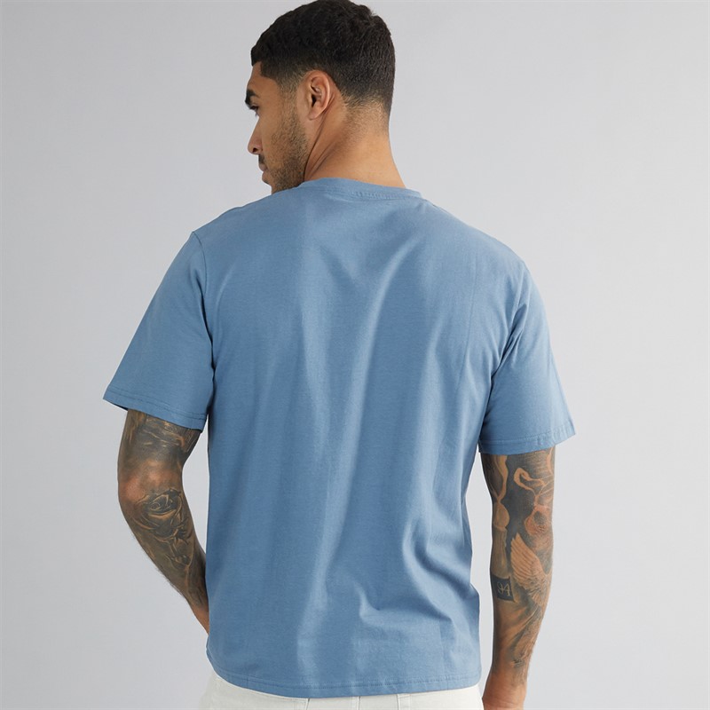 JACK & JONES Mens Relaxed T-Shirt China Blue