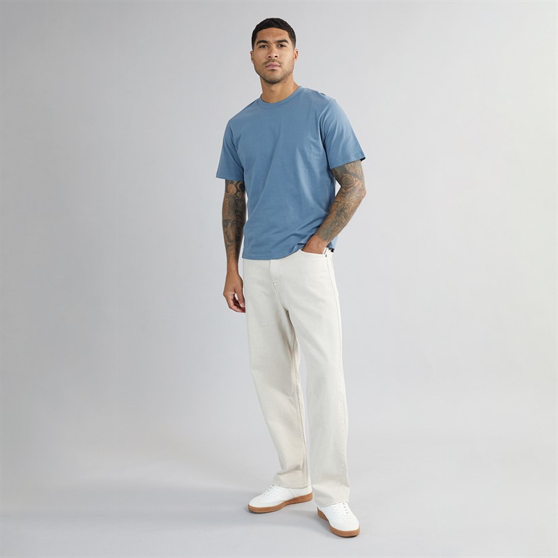 JACK & JONES Mens Relaxed T-Shirt China Blue
