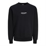 JACK & JONES Mens  Vesterbro Noos Crewneck Sweatshirt Black