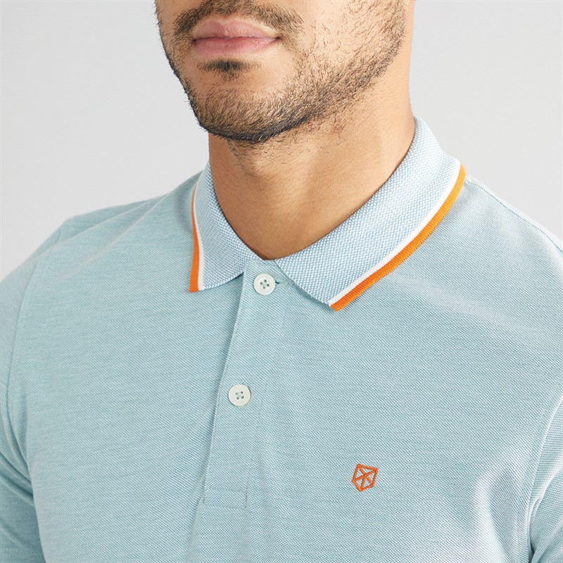 JACK & JONES Mens Paulos Noos Polo Trellis