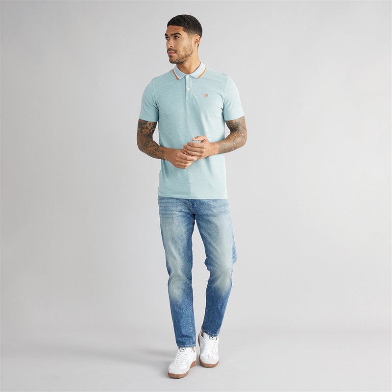 JACK & JONES Mens Paulos Noos Polo Trellis