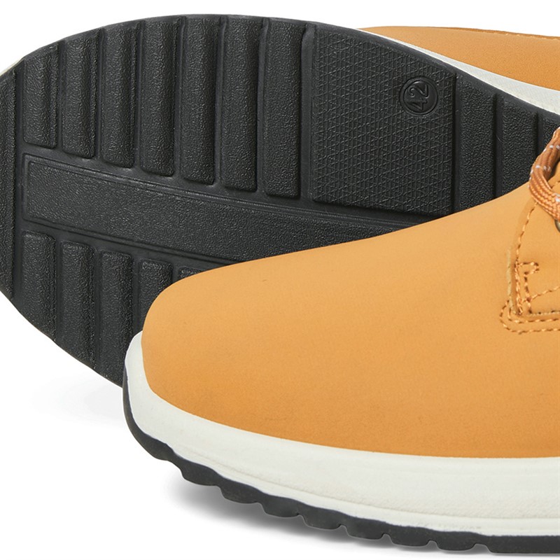 JACK & JONES Herren Alaska PU Nubuk Stiefel Honig