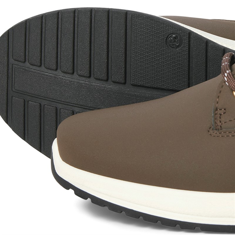 JACK & JONES Herren Alaska PU Nubuk Stiefel Cappuccino