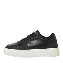 JACK & JONES Heren Cobra PU Combo Sneakers Antraciet