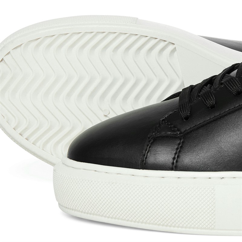 JACK & JONES Herren Grand PU Cupsole Turnschuhe Anthrazit