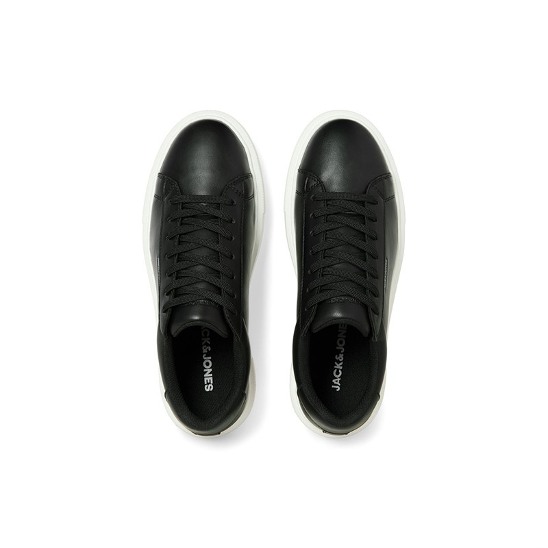 JACK & JONES Herren Grand PU Cupsole Turnschuhe Anthrazit