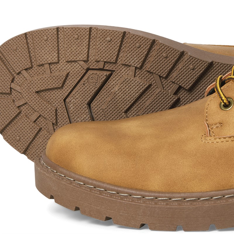 JACK & JONES Herren Thames PU Stiefel Honig