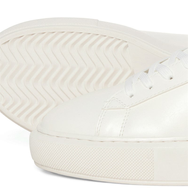 JACK & JONES Herren Grand PU Cupsole Turnschuhe Weiß