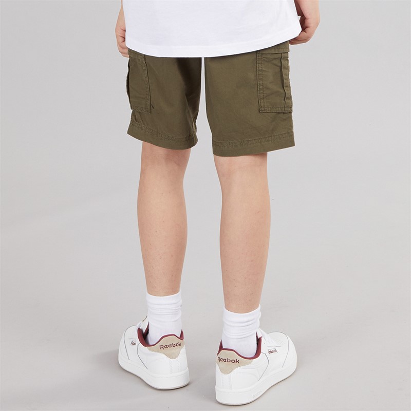 JACK & JONES Drenge Zeus Cargo Shorts Olivengrøn Nat