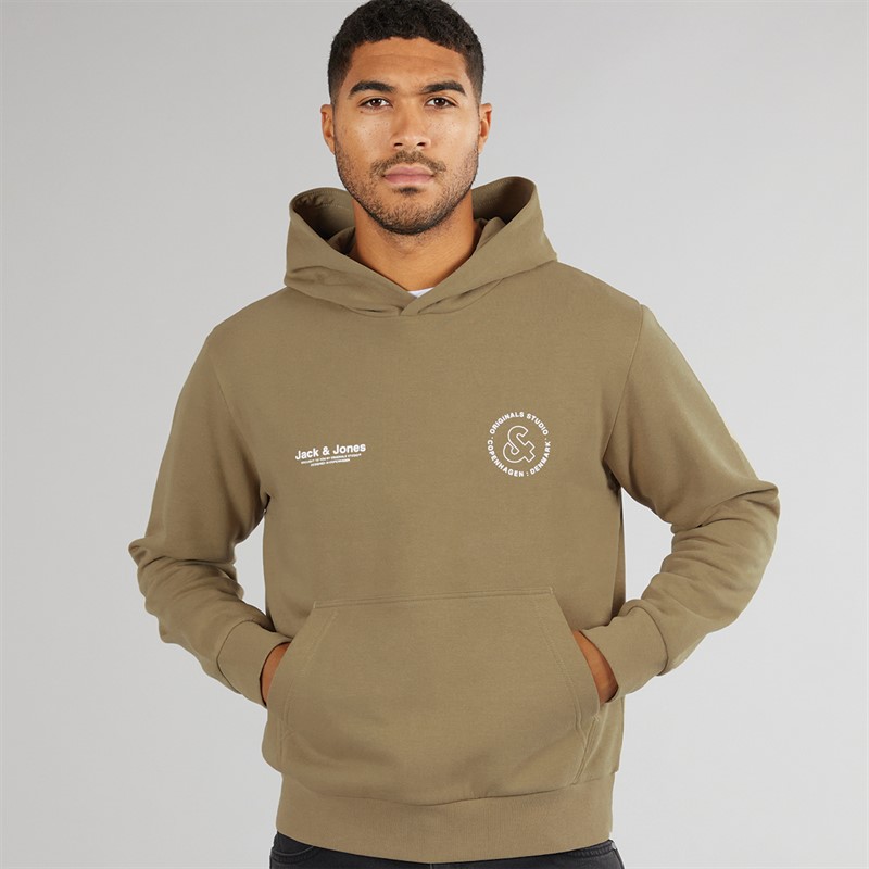 JACK & JONES Herren Vesterbro Sport Kapuzenpullover Silver Sage